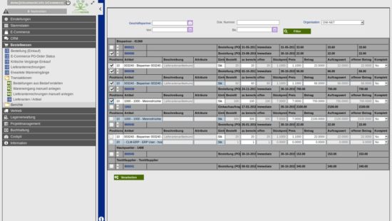 ERP Goodsentry from purchase orders