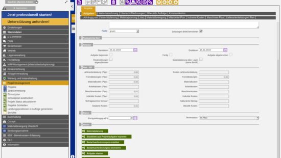 ERP Projectmanagement