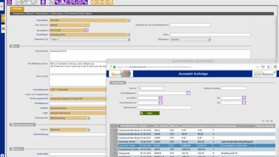 Create purchase orders from sales orders