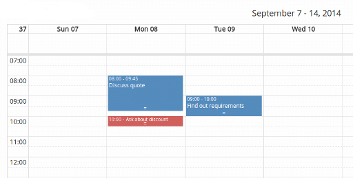EspoCRM - Kalender Integration
